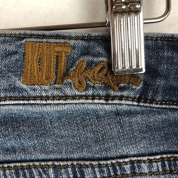 KUT FROM THE KLOTH Skinny Stretch Blue Jeans Women's Size 4 Medium Wash Denim - Picture 5 of 9